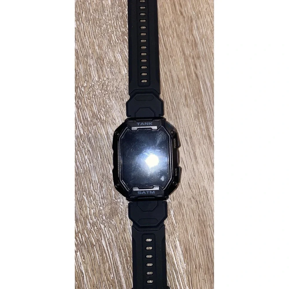 SATM Tank Black Waterproof Smartwatch Only